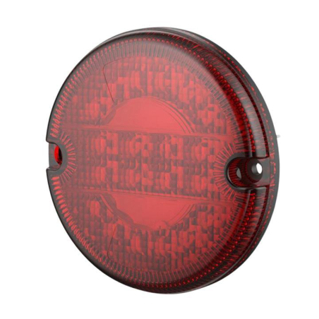 Piloto antiniebla trasero 12 v lente rojo (Ø 95 mm)