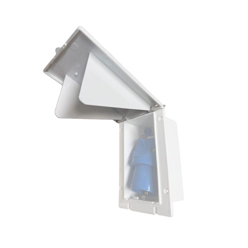 Tapa toma corriente 220v rectangular cee