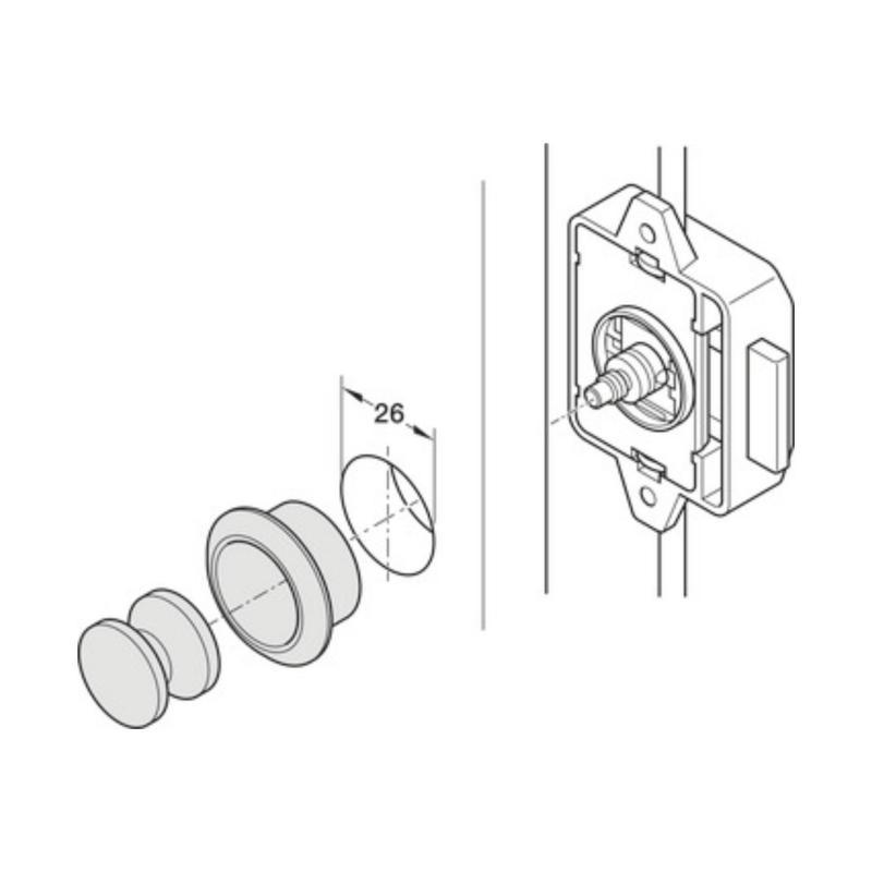 Bague de fixation dorÉ