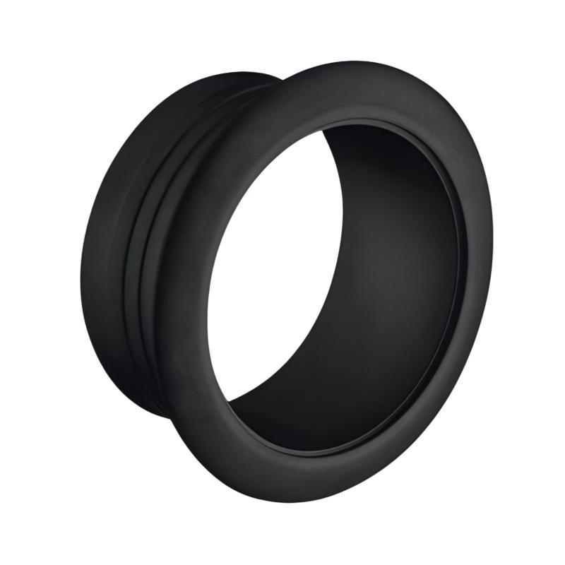 Anillo negro mate botÓn pulsador Ø23 mm tablero 19 mm