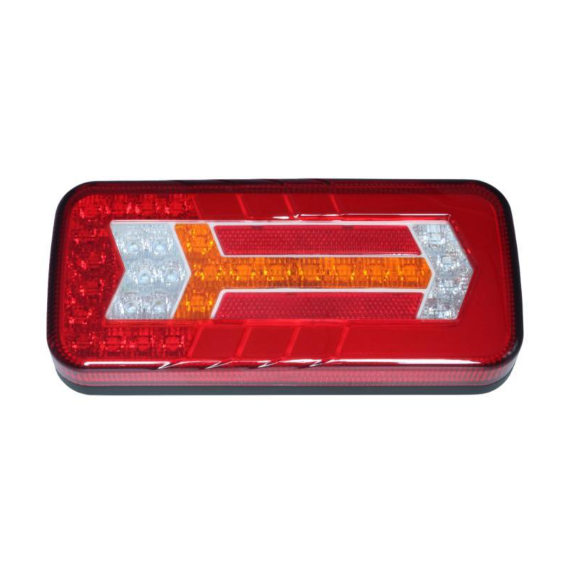 Piloto multifunciÓn lente rojo / transparente / Ámbar (220 x 100 x 34 mm)