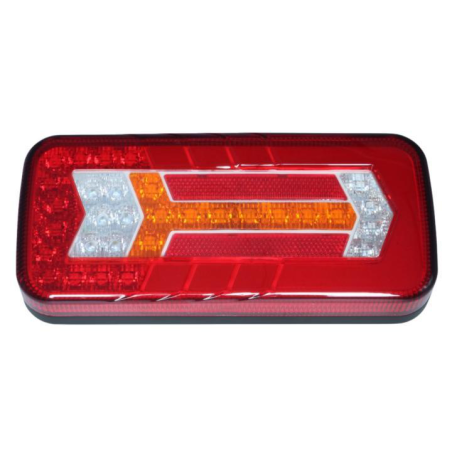 Piloto multifunciÓn lente rojo / transparente / Ámbar (220 x 100 x 34 mm)