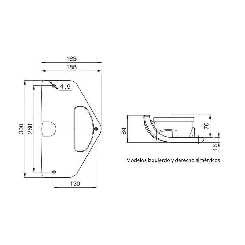 Piloto y reflector trasero derecho 5 funciones jokon bbsnmr l 2000 rh