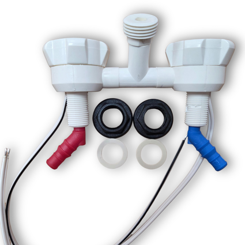 Mando mezclador ducha sobre mesa novo blanco Ø 22mm r.1/2''