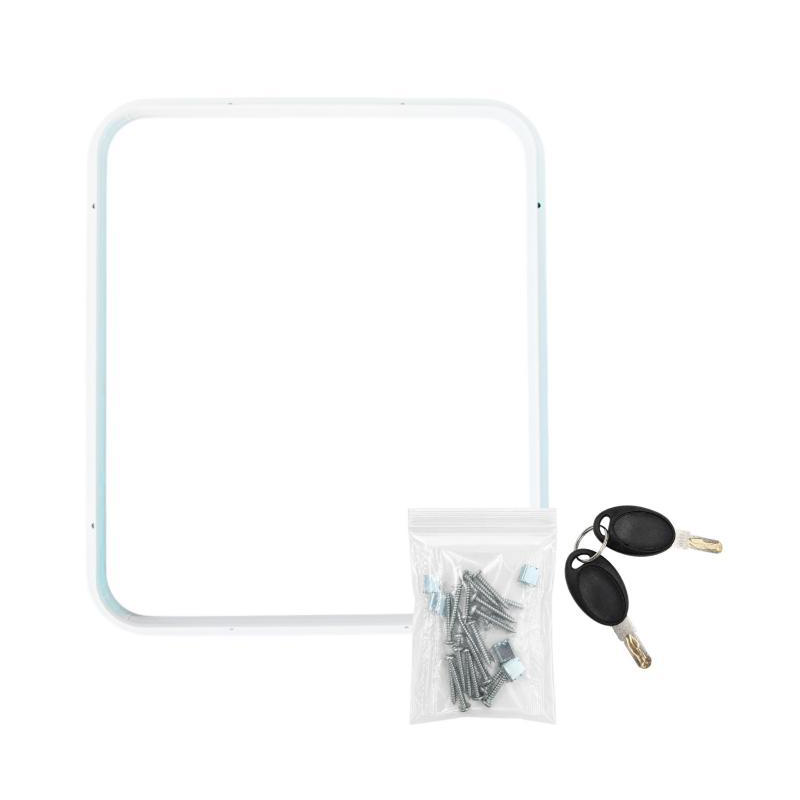 PortÓn plÁstico 385 x 335 blanco