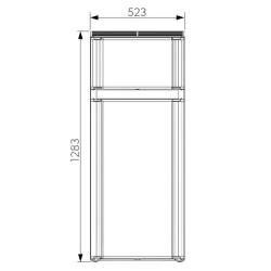 Nevera de puerta 176 l dometic rcd10.5 ep