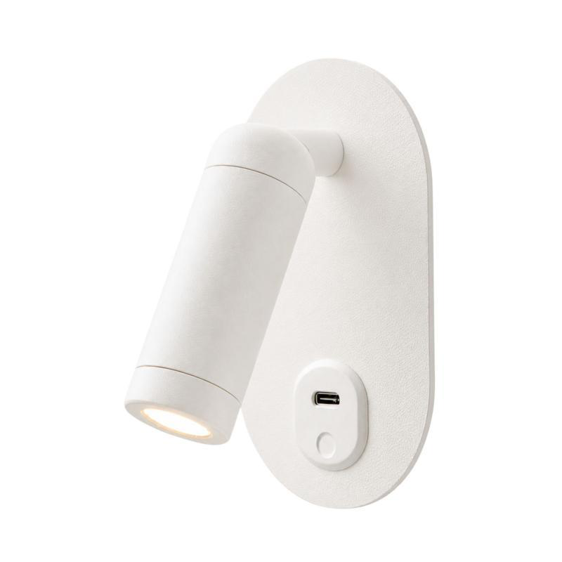 Foco de pared blanco