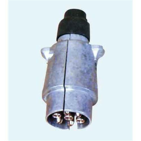 Clavija 12 v.7 hilos metalica