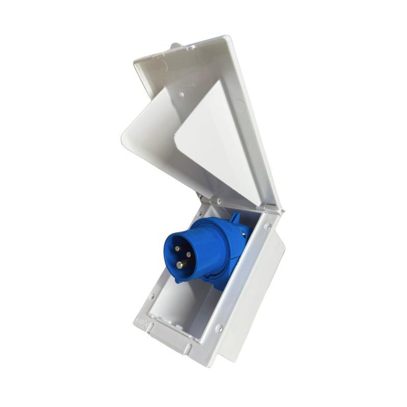 Cee-eingangssteckdose 220v rechteckig