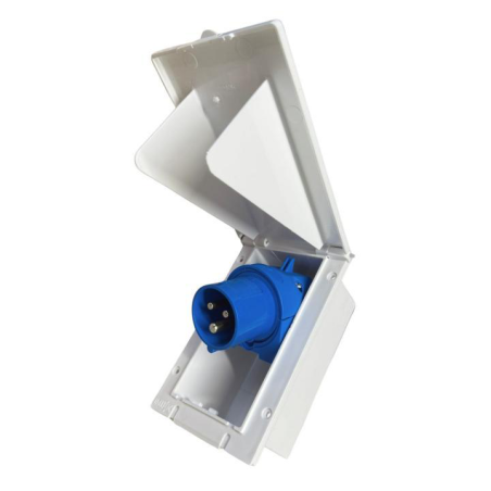Cee-eingangssteckdose 220v rechteckig
