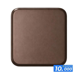 Bouton-poussoir couleur marron