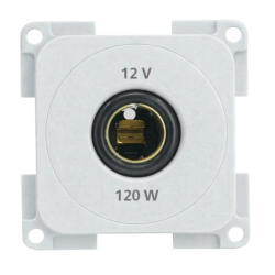 Steckdose 12v grau
