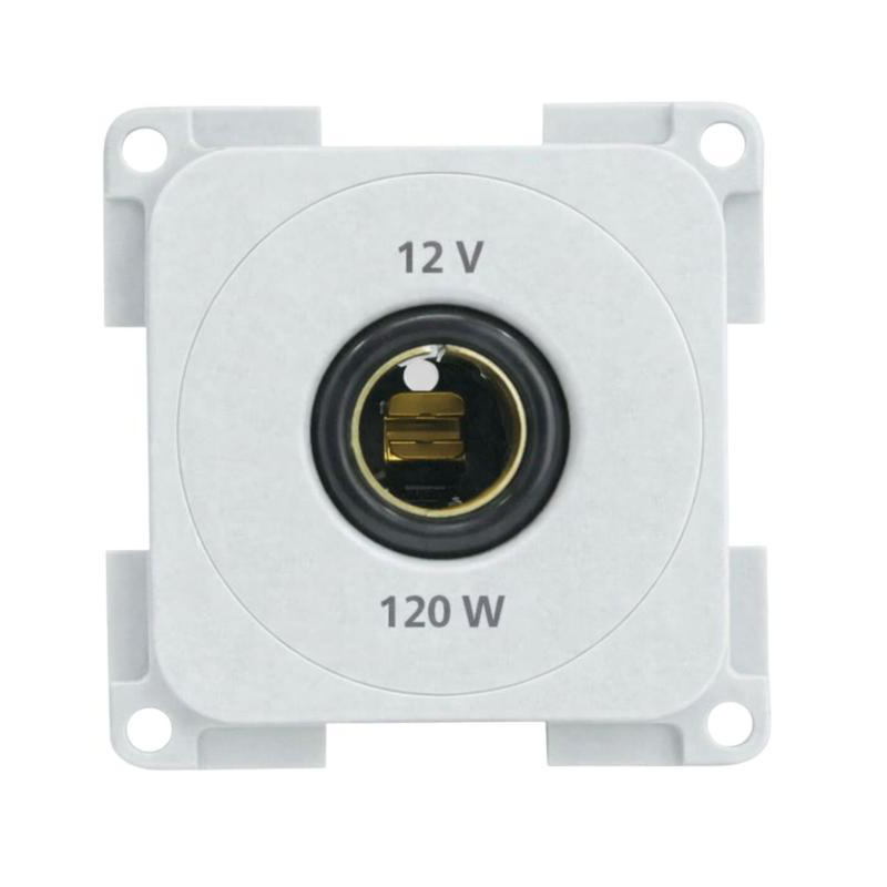 Prise 12v couleur gris