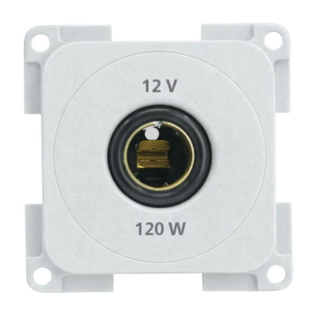 Steckdose 12v grau