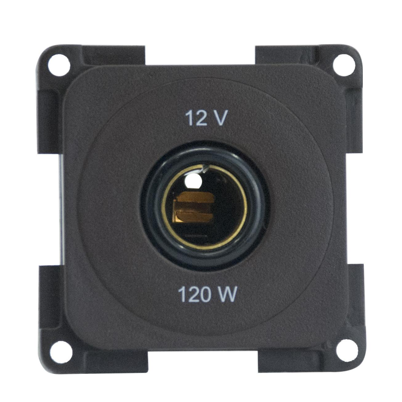 Steckdose 12v braun