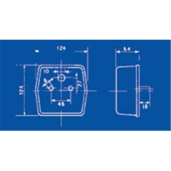 Rinder vertical rear light