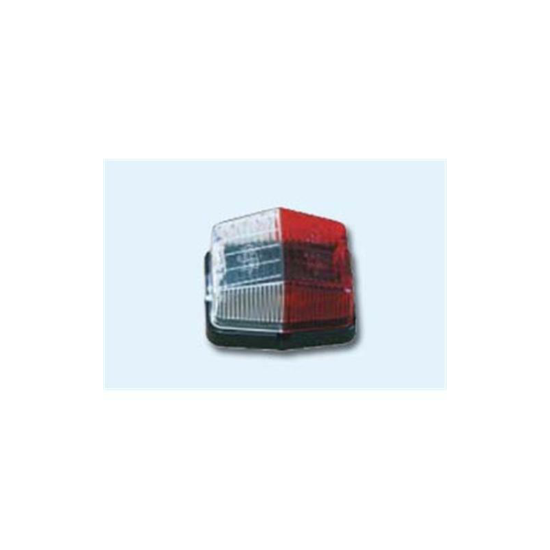 Umrissleuchte jokon glasfarbe rot-weiß
