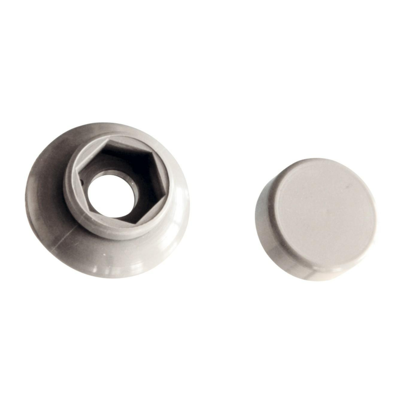 M 8 grey screw cap