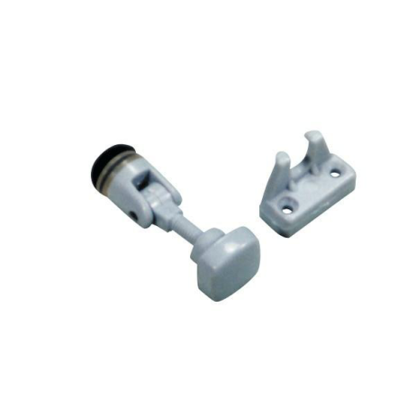 Grey threaded knob complete