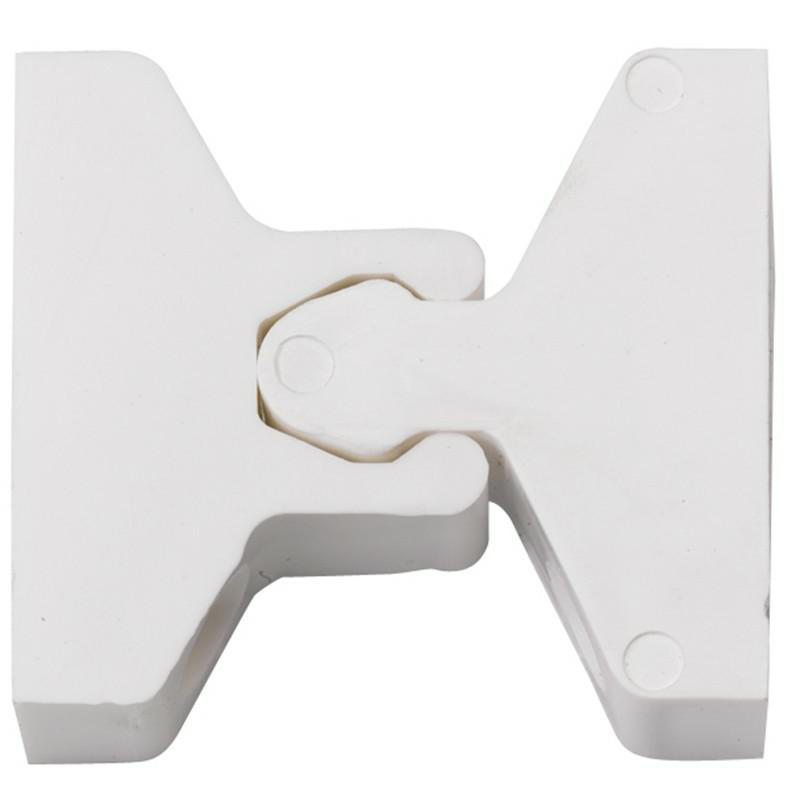 Retenedor puerta horquilla blanco