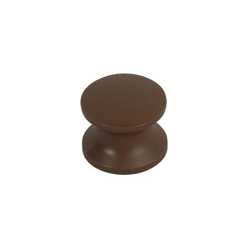 Boton roscado marron