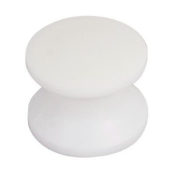 Bouton À visser blanc