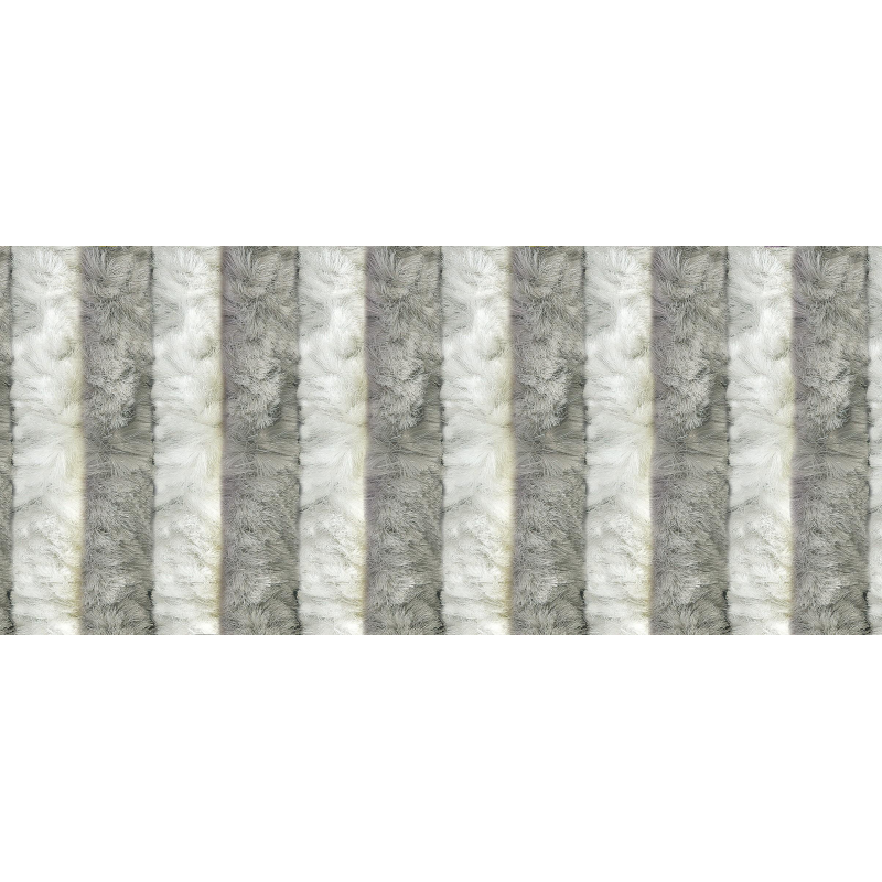 Cortina terciopelo 800 x 1900 gris-blanco