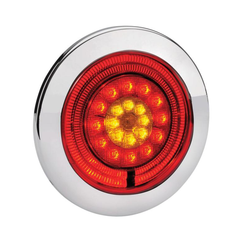 Piloto luz de freno / posiciÓn / intermitente lente rojo / Ámbar (Ø 155 mm)