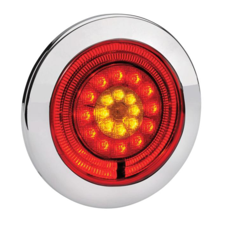 Piloto luz de freno / posiciÓn / intermitente lente rojo / Ámbar (Ø 155 mm)