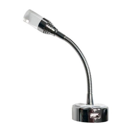 Foco flexible led base 60 1w 3000k usb