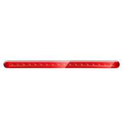Piloto luz de freno / posiciÓn barra 12/24 v lente rojo (380 x 24 x 16 mm)