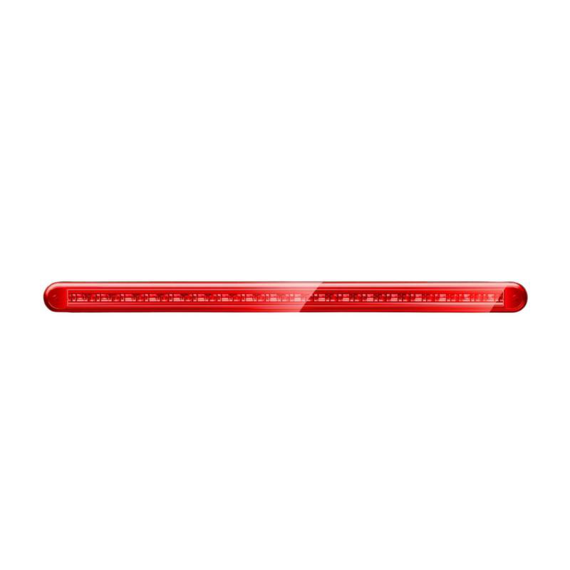 Piloto luz de freno / posiciÓn barra 12/24 v lente rojo (380 x 24 x 16 mm)