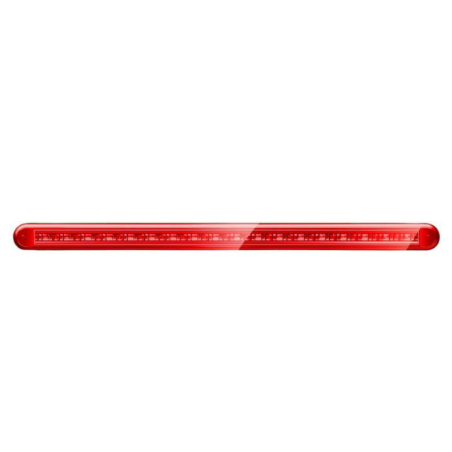 Piloto luz de freno / posiciÓn barra 12/24 v lente rojo (380 x 24 x 16 mm)