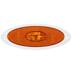 Piloto luz de galibo lateral base blanca (124 x 45 mm)