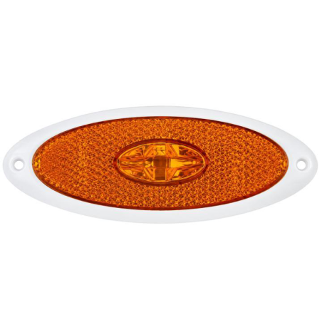 Piloto luz de galibo lateral base blanca (124 x 45 mm)