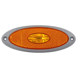 Piloto luz de galibo lateral 12v base gris (124 x 45 mm)