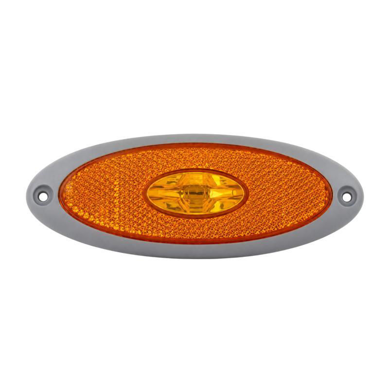 Piloto luz de galibo lateral 12v base gris (124 x 45 mm)