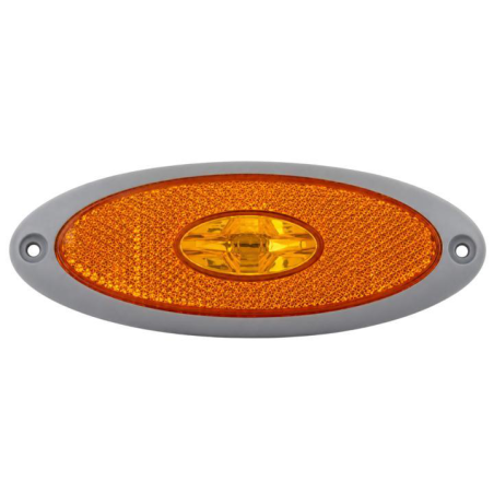 Piloto luz de galibo lateral 12v base gris (124 x 45 mm)
