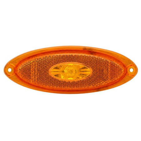 Piloto luz de galibo lateral ambar (124 x 45 mm)