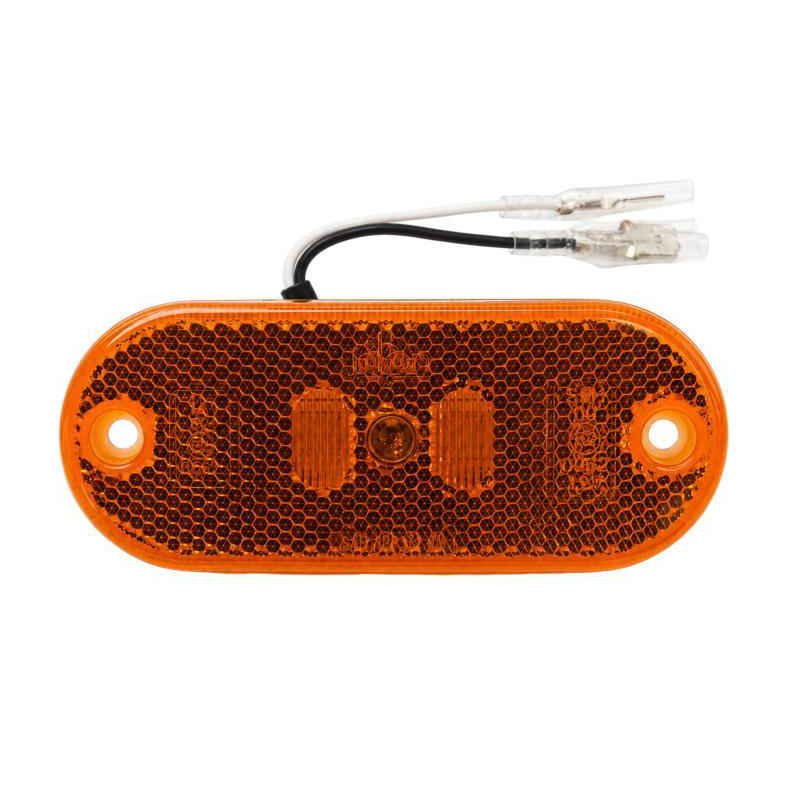 Piloto lateral ambar con guÍa de luz 12v (110 x 45 mm)