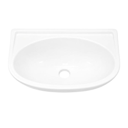 390 x 300 white washbasin