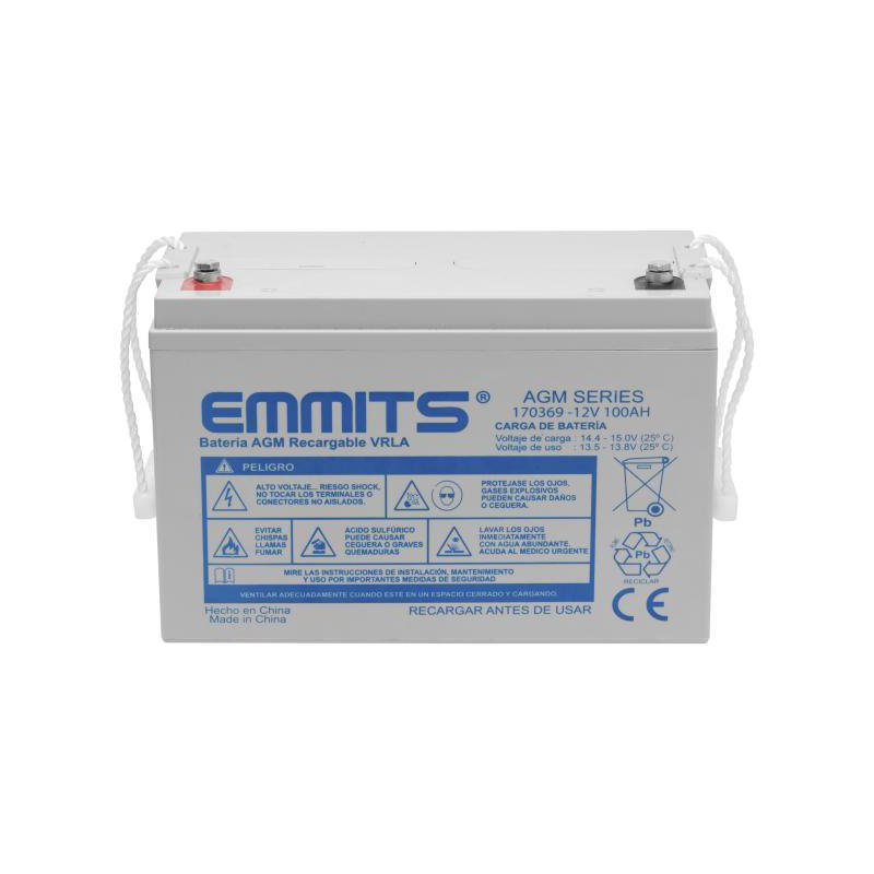 Bateria agm 100ah emmits