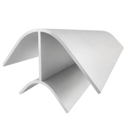 Perfil esquinero de aluminio angulo cerrado (barra 2m)