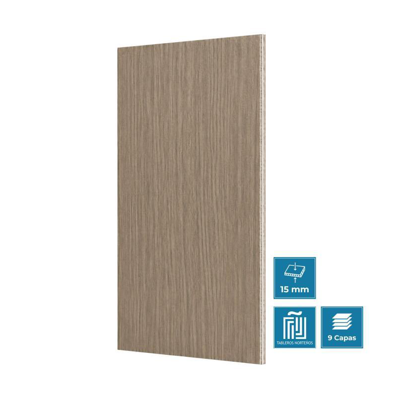 Tablero de madera hpl 15mm atavÍa soft (2440 x 1220 mm)