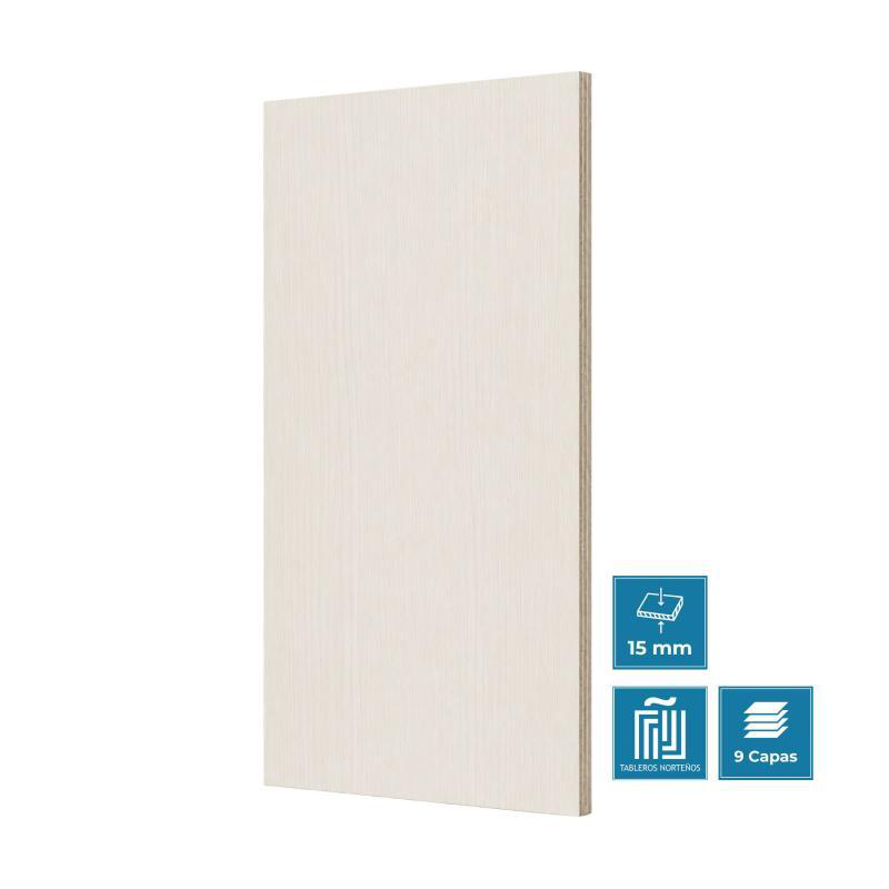 Tablero de madera hpl 15mm vivÁn soft (2440 x 1220 mm)
