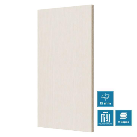 Tablero de madera hpl 15mm vivÁn soft (2440 x 1220 mm)