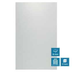 Tablero de madera hpl 15mm cemento soft (2440 x 1220 mm)