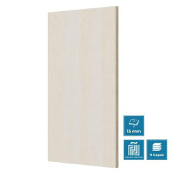 Tablero de madera crudo 15mm (2440 x 1220 mm)