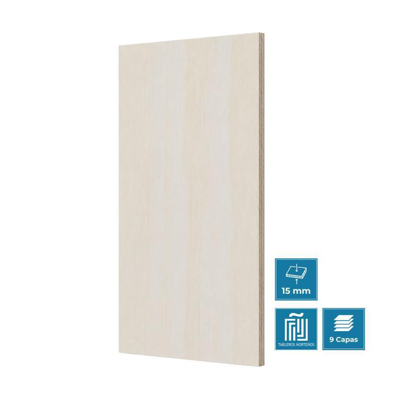 Tablero de madera crudo 15mm (2440 x 1220 mm)