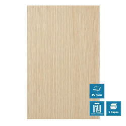 Tablero de madera hpl 15mm cÁndara (2440 x 1220 mm)